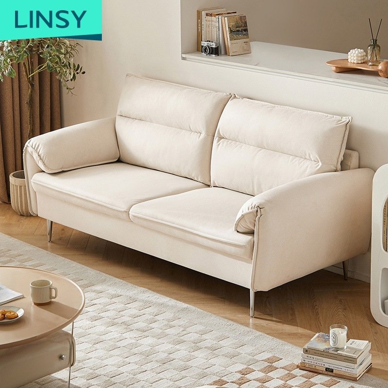 Linsy Wide Armrests Light Luxury Comfortable Living Room Office Sofa
