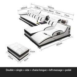 Recliner Modern Sofa Set,Recliner sofa Electric massage sofa chair