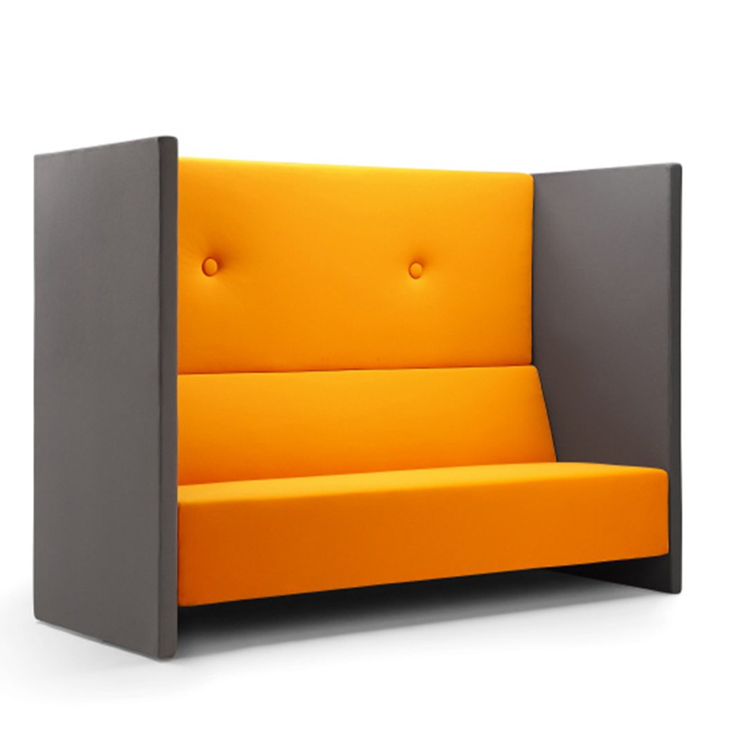 Modern European Design Convertible Sectional Sofa Set for Office & School Leather & PU Cover for Meeting Rooms and Booths