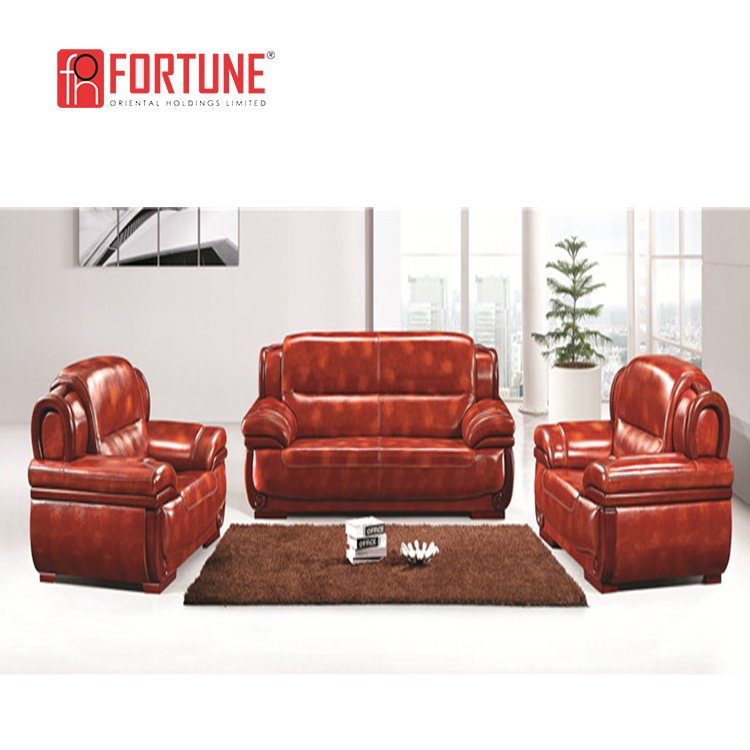 Classic design office sofa 1+2+3 reception sofa luxury Office Sofa Set (FOH-8002)