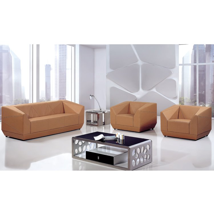 Classic design office sofa 1+2+3 reception sofa luxury Office Sofa Set (FOH-8002)