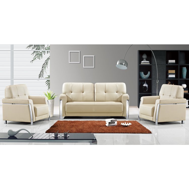 Classic design office sofa 1+2+3 reception sofa luxury Office Sofa Set (FOH-8002)