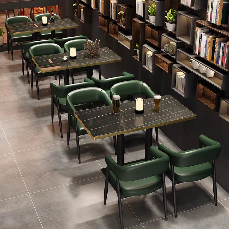 Modern Factory wholesale restaurant furniture dining sofa set cafe dinning table and chair set bar club booth sofa