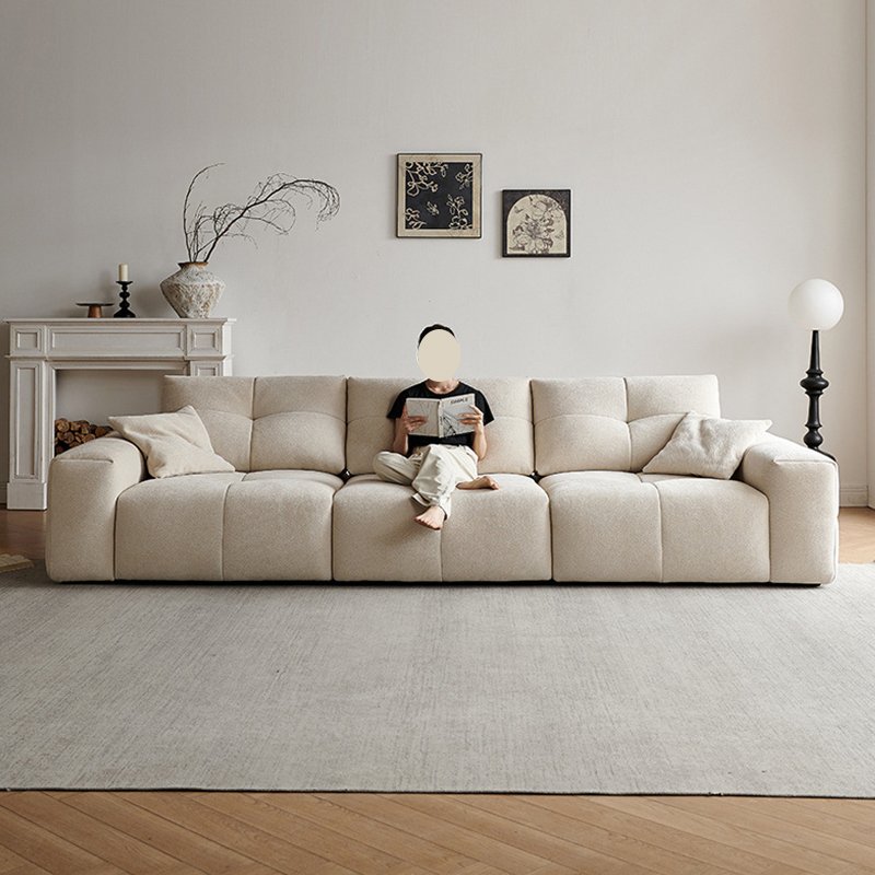 Latest design Adjustable sofa Modern minimalism Velvet sofa Soft couch for home High quality living room furniture fabric couch