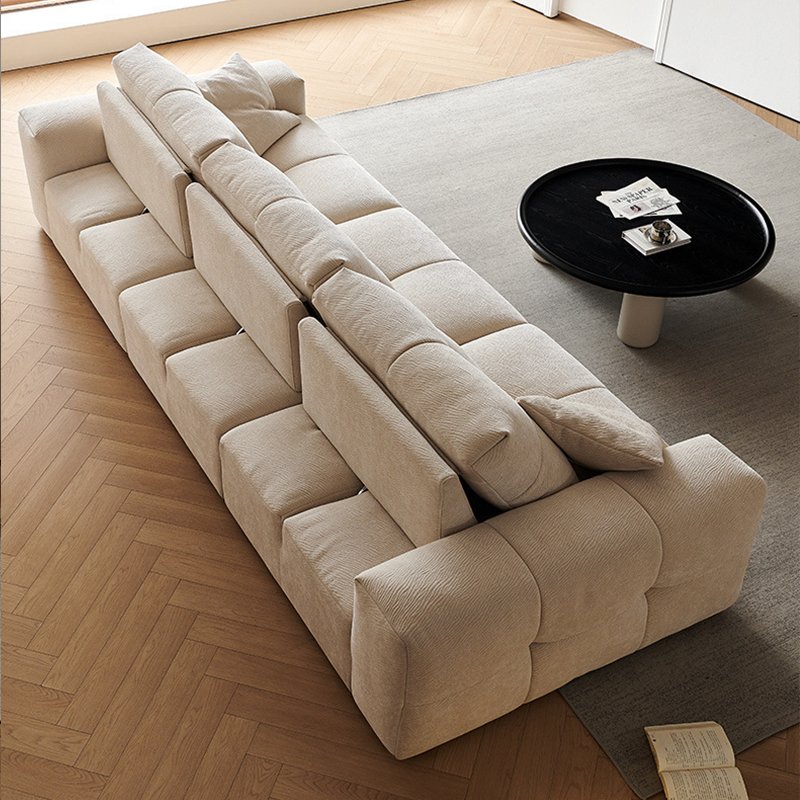 Latest design Adjustable sofa Modern minimalism Velvet sofa Soft couch for home High quality living room furniture fabric couch