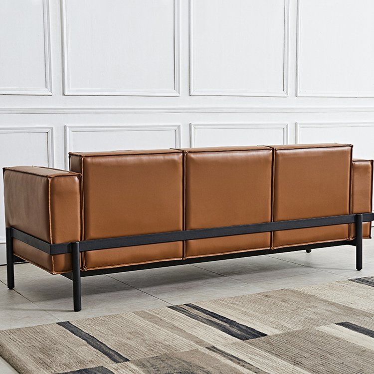 Wholesale Commercial office Furniture General Modern PU Leather Office Sofa Waiting Room Reception Sofa