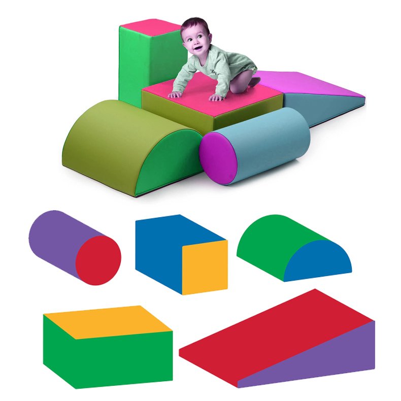 Customized Circle Cute YKK Zipper Logo Label Armrest Folding Kids DIY Couch Play Couch Sofa Fabric Sofa Bed Carton Box Set