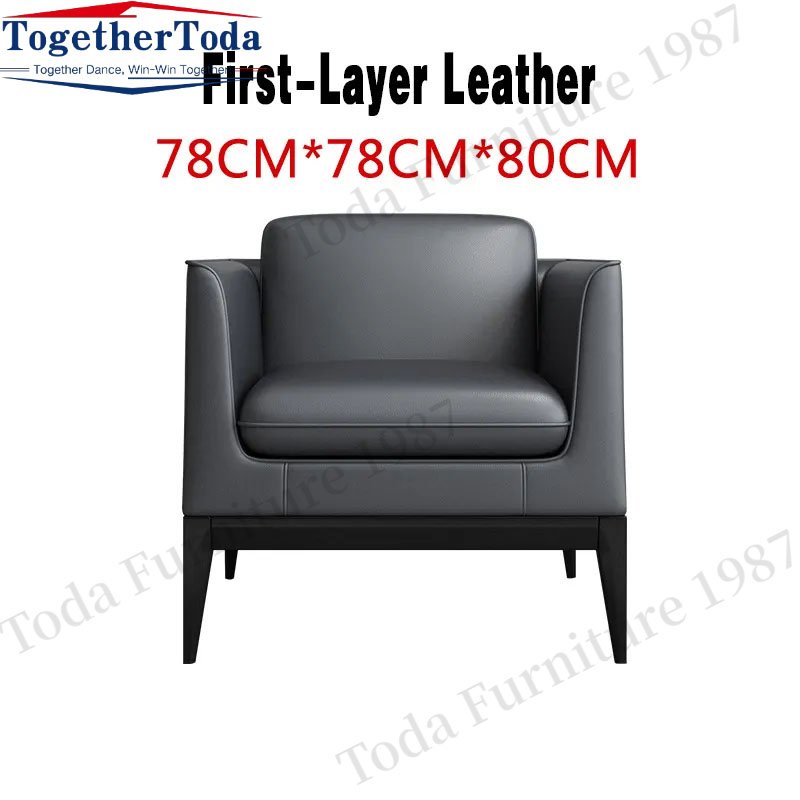 Customized Furniture Leather Sofa Seater Office Sofa Set Furniture Waiting Room Couch 1 2 3 Massage Modern Contemporary 5 Sets