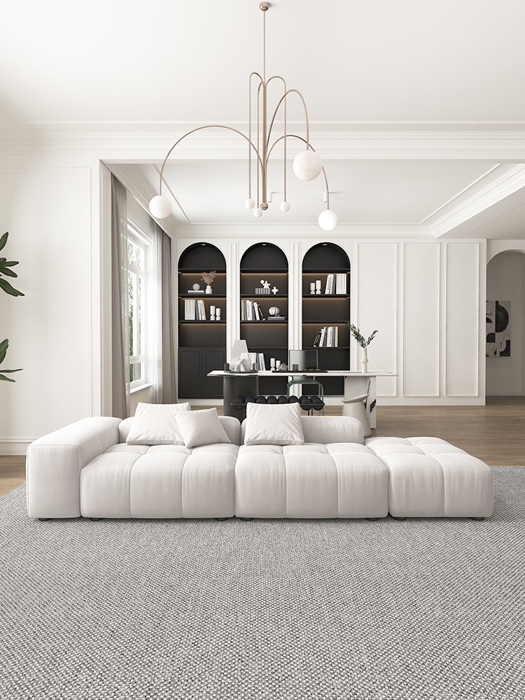 italian modern sectional modular sofa Feather couch Fabric set living room furniture sofas for home genuine
