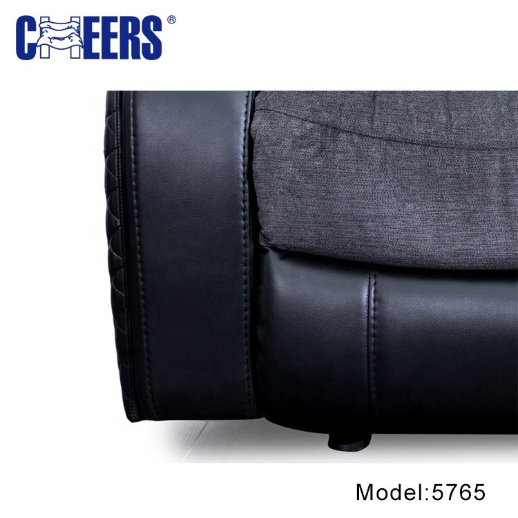 MAHWAH CHEERS Factory price luxury couch set living room furniture soft modern Fabric Recliner sofa Set