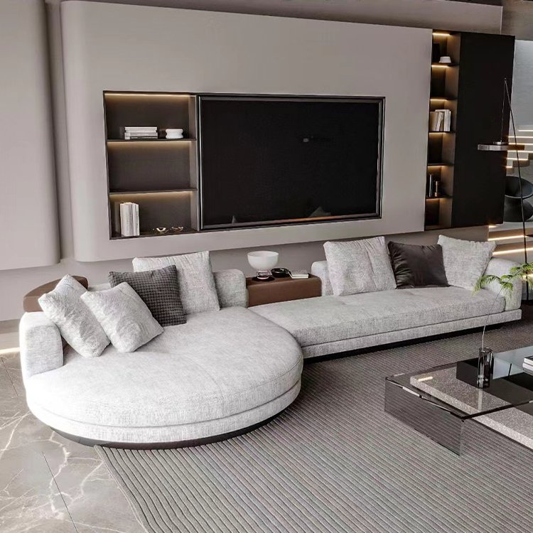 leather luxury sofa home furniture l shape design modern set furniture couches living room sofas
