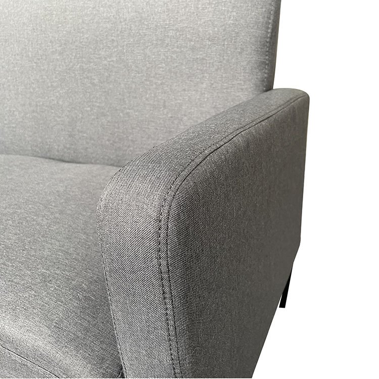 European Style Fabric 3-Seat Reclining Sofa for Living Room Hotel Apartment Hall Mall Home Office Home Bar