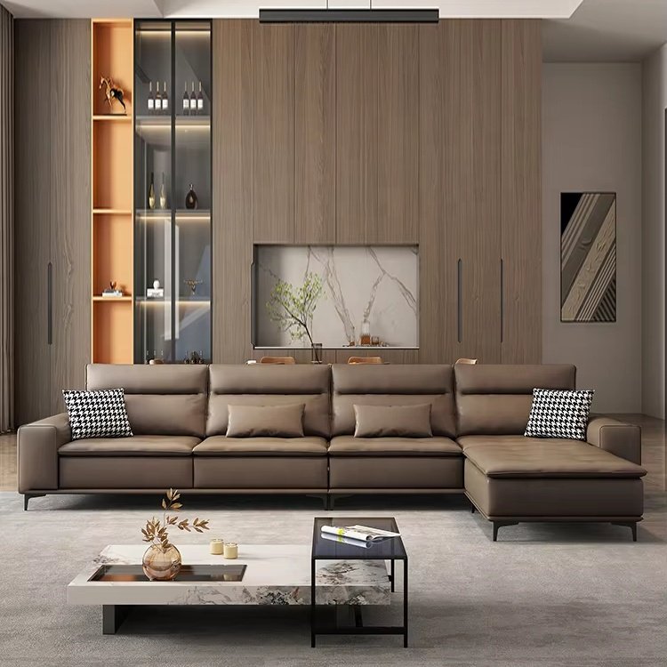 High Quality Luxury Combination Sofa Bed Multifunctional Three-Seater Set for Office or Living Room Furniture