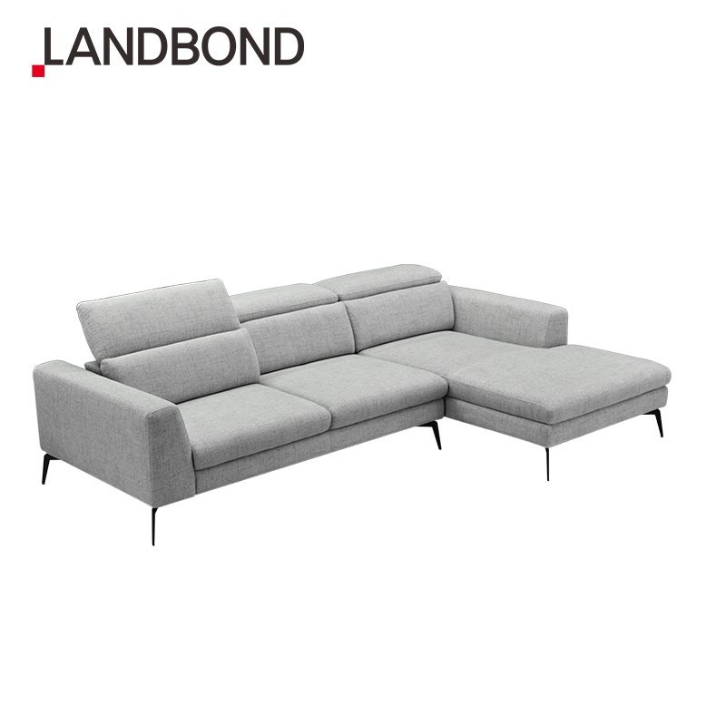 Smart Kd Modern Design Fabric Home Furniture L Shape Modern Living Room Tv Room Corner couch Sofa Set for hotel and villa