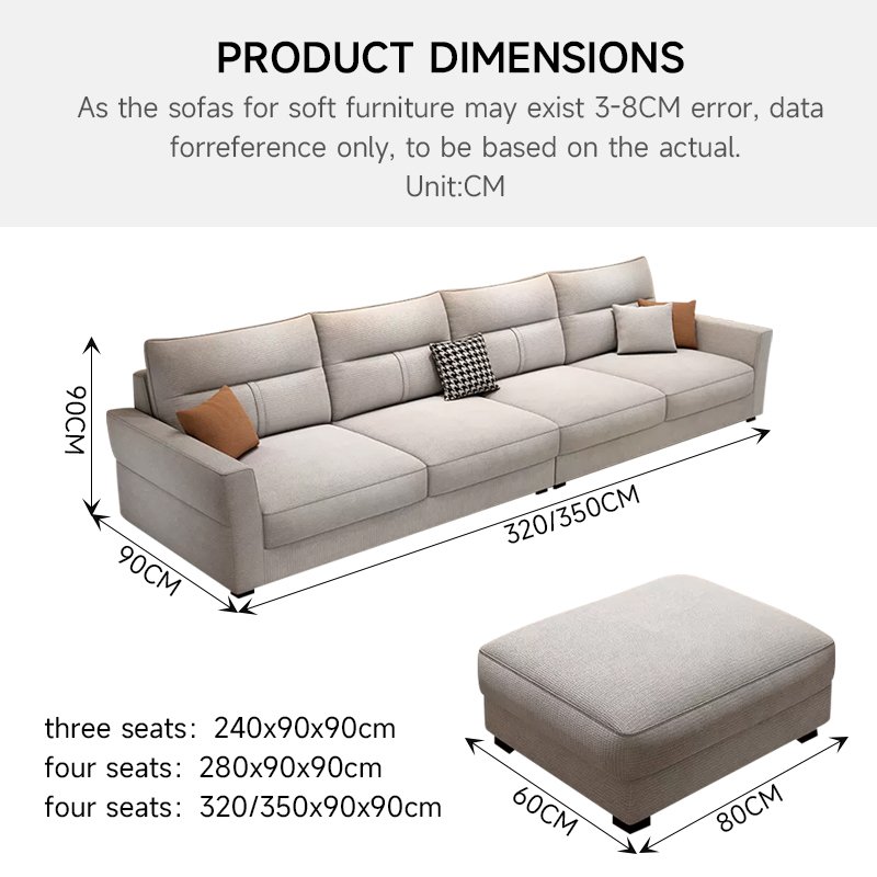 Luxury modular convertible sectional sofa L-Shaped corner sectional sofa set living room furniture sets