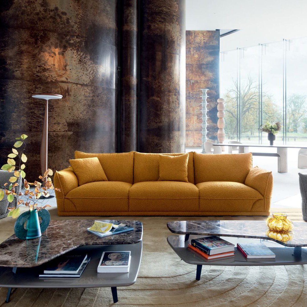 Modern luxury couches fabric premium boucle sofa living room italian designer furniture luxury sofa set