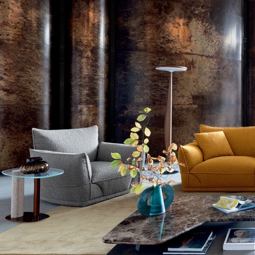 Modern luxury couches fabric premium boucle sofa living room italian designer furniture luxury sofa set