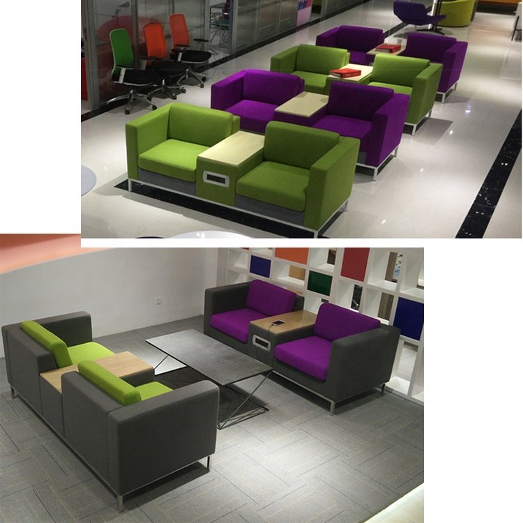 Modern office furniture Luxurious office sofa cushion furniture reception sofa