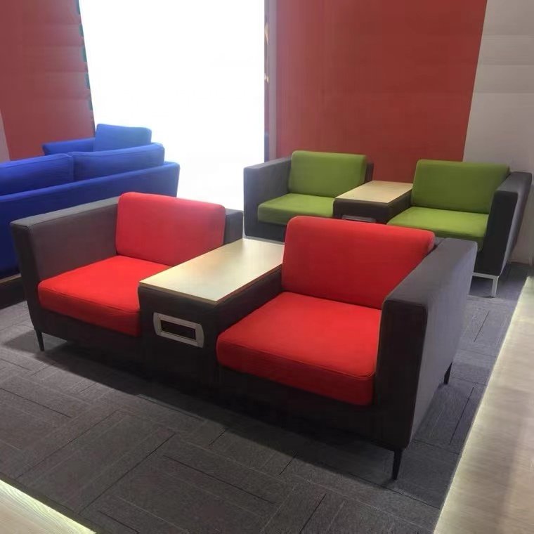 Modern office furniture Luxurious office sofa cushion furniture reception sofa