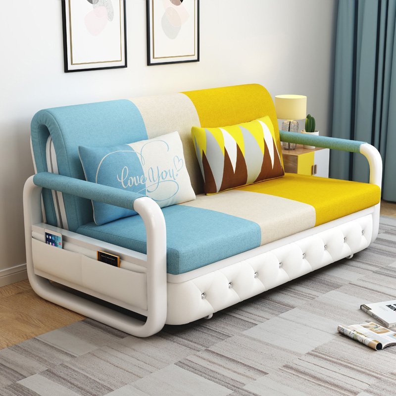 Foldable Sofa Bed Modern Living Room Furniture With storage Sleeper 3 in 1 single sofa bed foldable