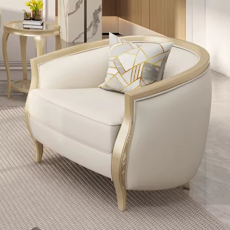 American Solid Wood Sofa Luxury 123 Combination Of Large Villa Couchs Cream Wind Living Room Sectional Sofa