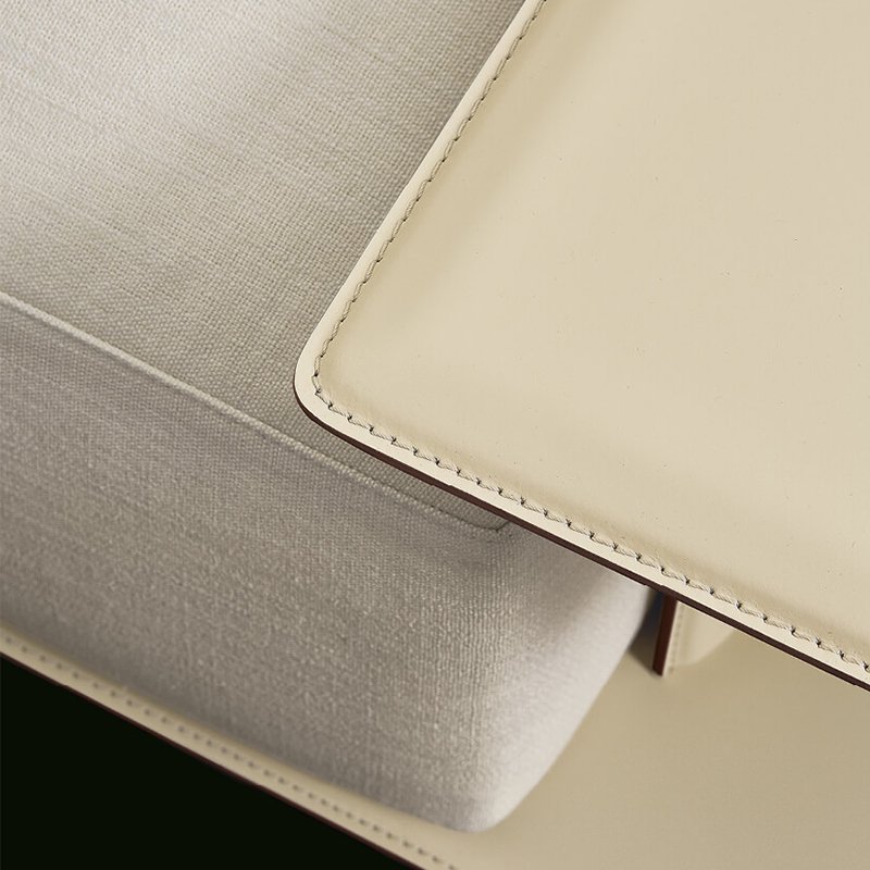 Fashionable light color cloth art sofa Italian minimalist living room arc corner combination living room sofa