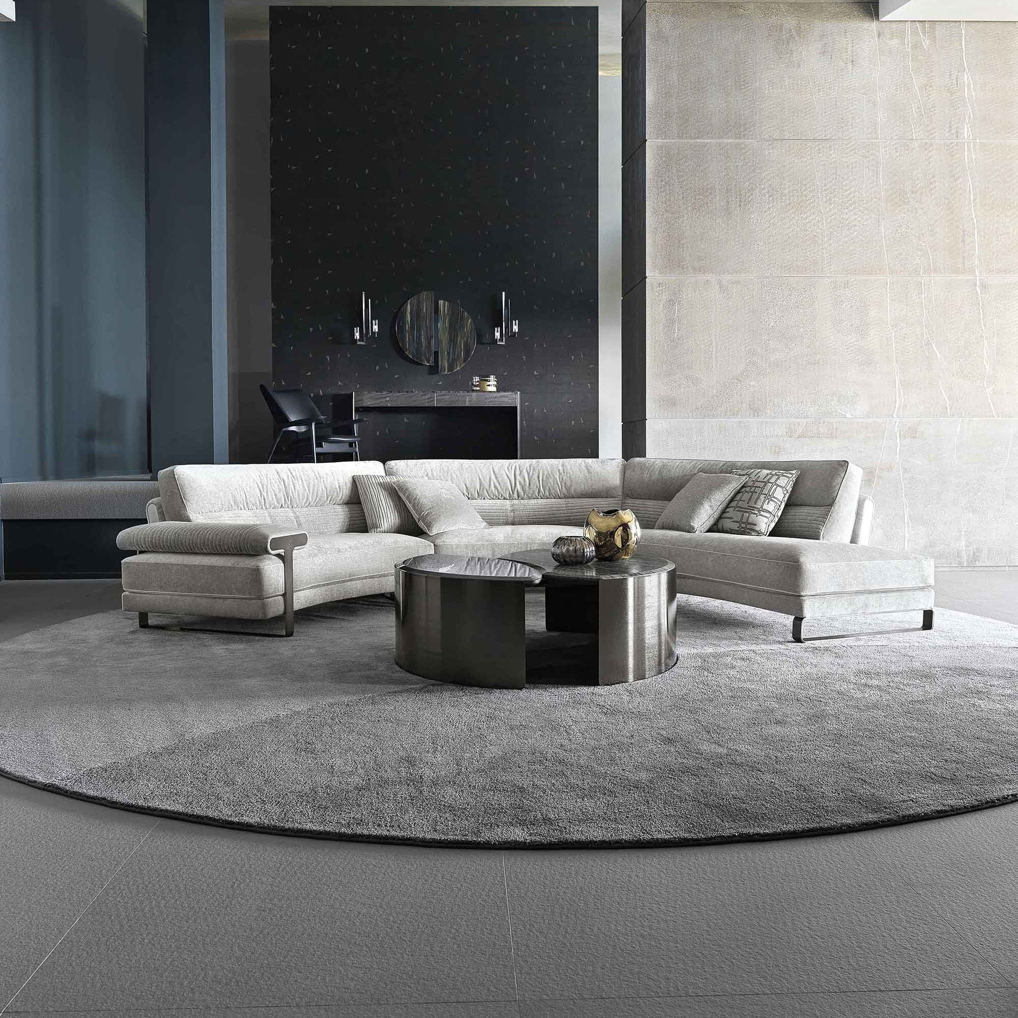 Italian style leisure customized living room sofa set 3 seater canap velvet luxury modern fabric sectional modular sofa