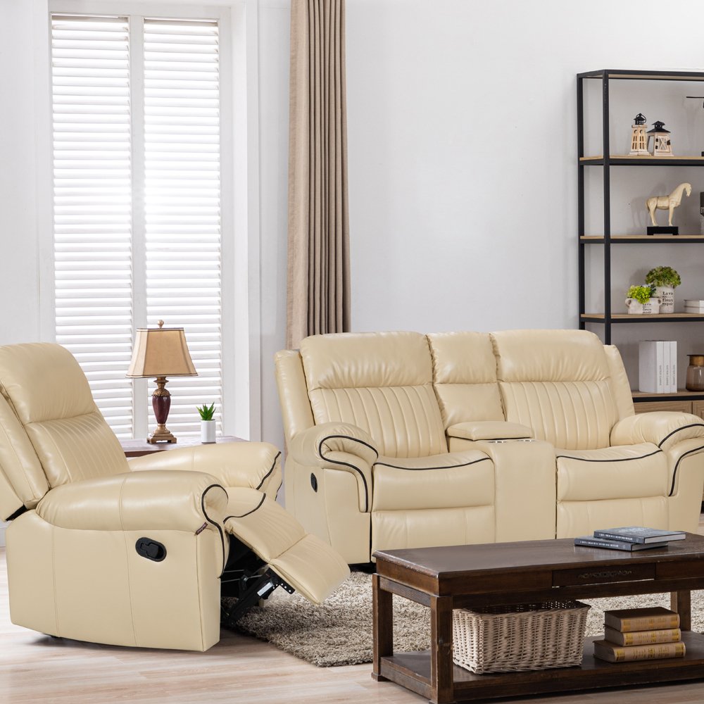 Home Furniture Fabric 3 seat Recliner Sofa