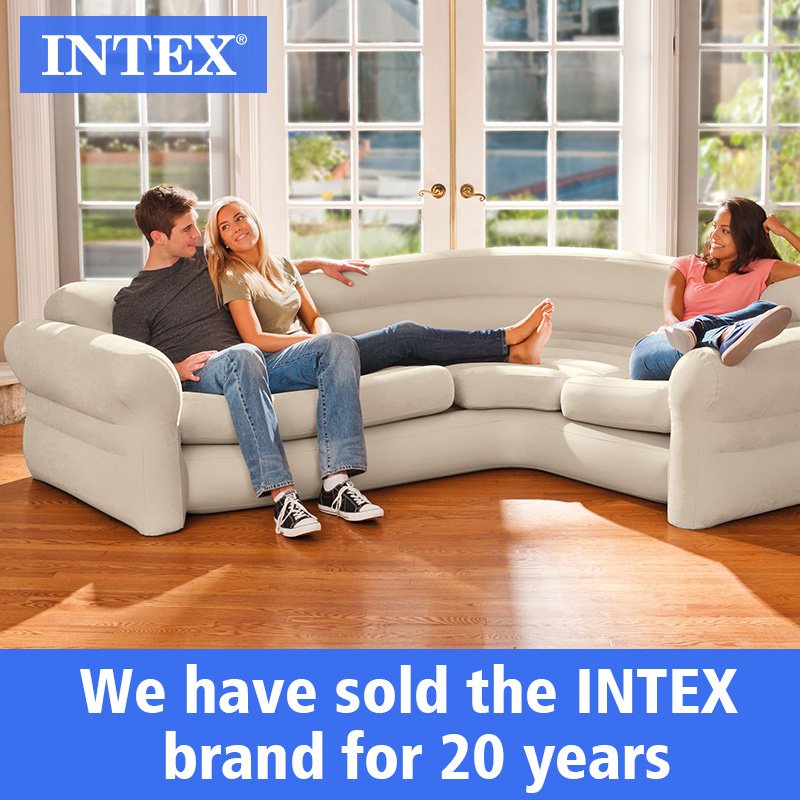 INTEX 68575 sofa set furniture Luxurious Inflatable Furniture living room inflatable chair Sturdy Corner Lounge inflatable sofa