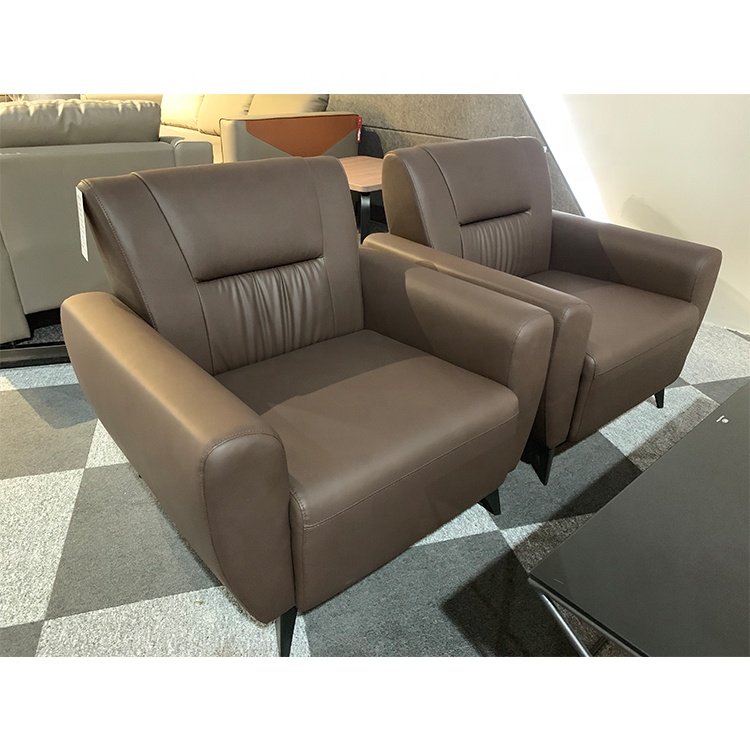 Guangdong Foshan Modern Office Furniture Sofa Set Leather Sofas Sala Executive Commercial Cama office Sofas