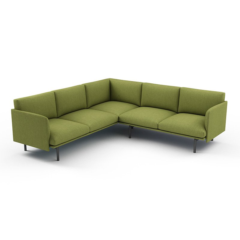 Office furniture commercial modern l shape fabric reception sofa couch office sofa set furniture