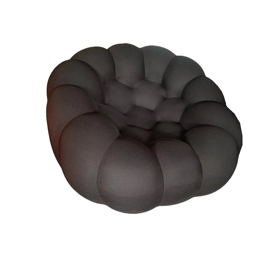 Modern Luxury French Design Comfort Bubble Armchair Honeycomb Lounge Chair red Velvet single recliner Sofa Chair For Living Room