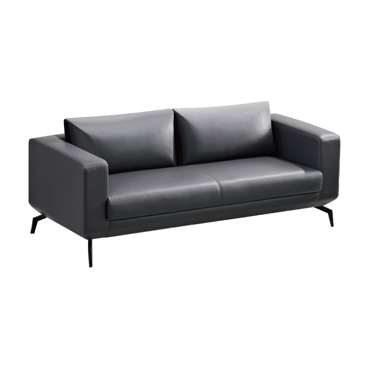 New Arrival Modern Executive Grey High Quality Leather Sofa Office Sofa(ZB-F613)