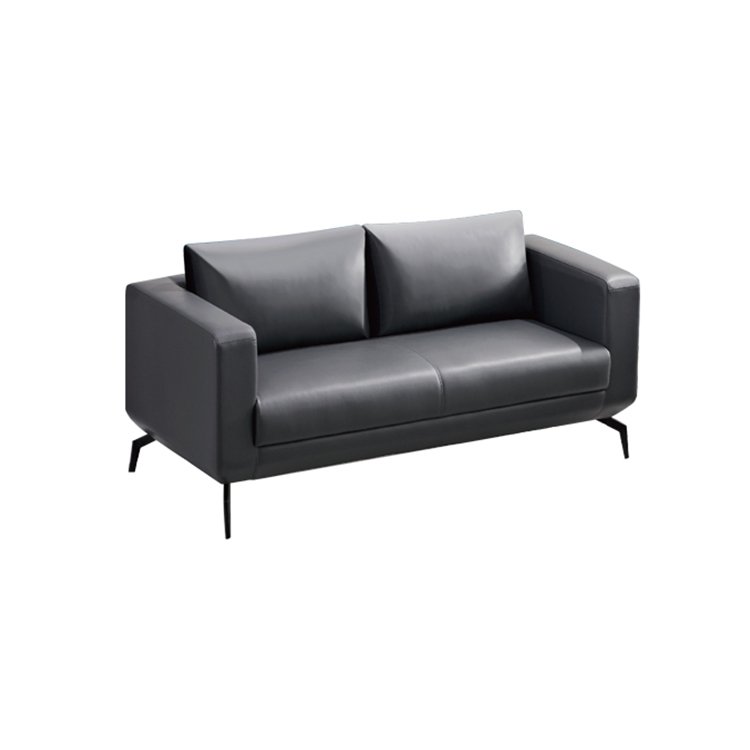 New Arrival Modern Executive Grey High Quality Leather Sofa Office Sofa(ZB-F613)