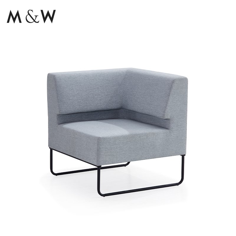 M&W High quality modern waiting room furniture reception commercial lounge office sofa