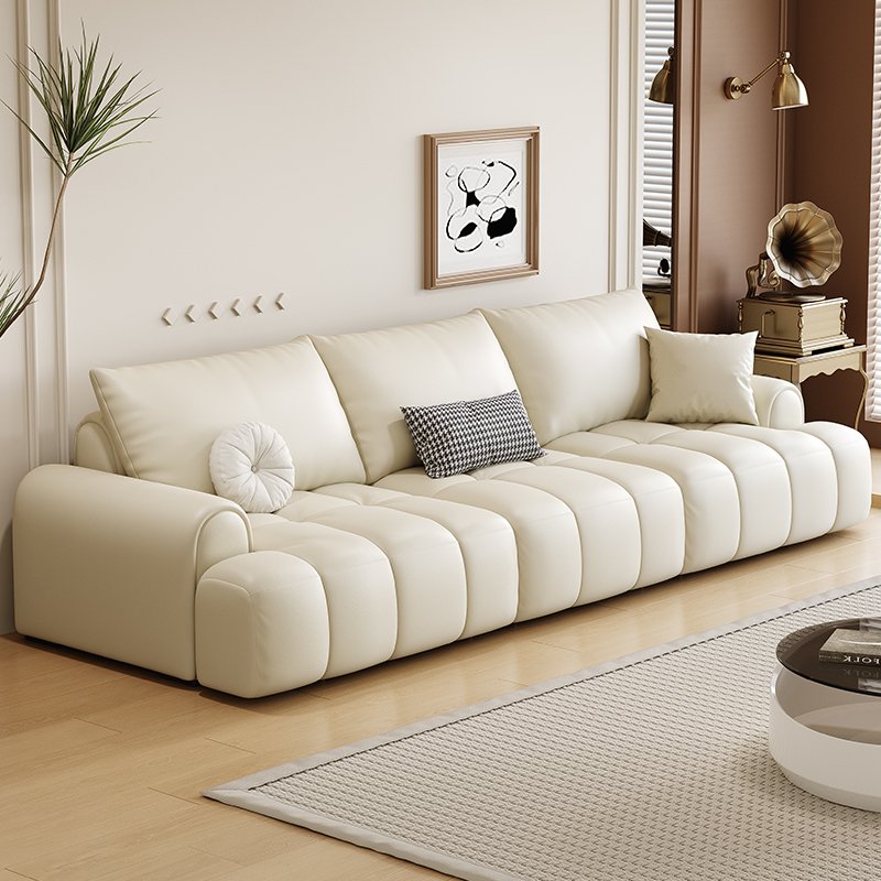 Factory Cost Custom Electric Leather Sofa Bed Variable Retractable Function Living Room Sofa Bed