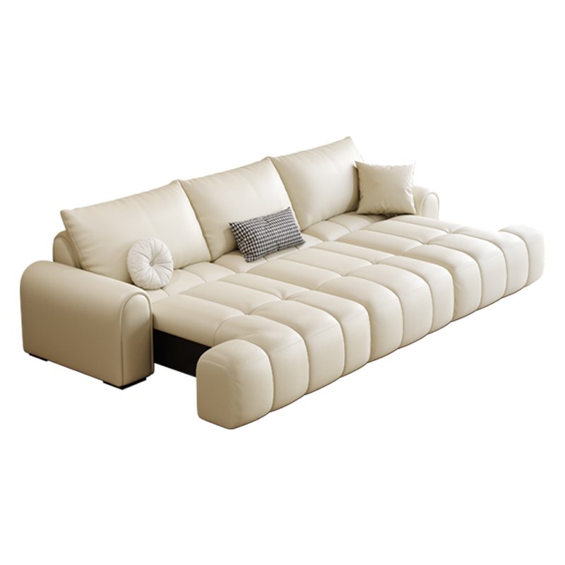Factory Cost Custom Electric Leather Sofa Bed Variable Retractable Function Living Room Sofa Bed
