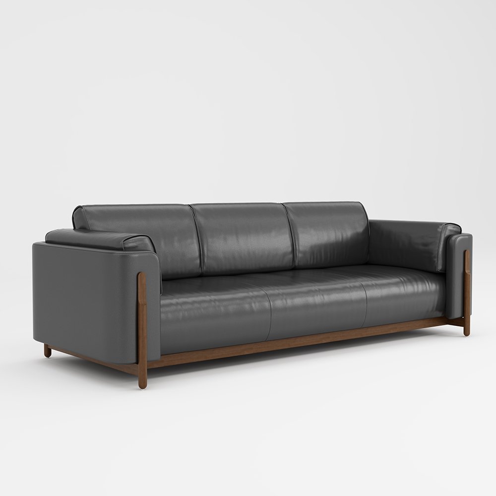 High Leather 1+2+3 Office Sofa Set Leisure Seating Quality Modern Design Office Sofa Set Furniture For General Commercial Use