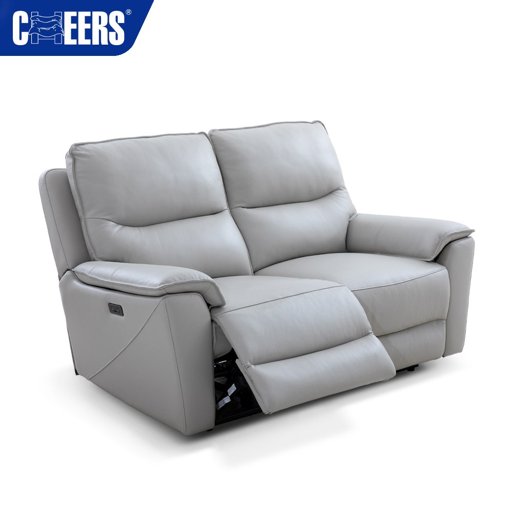 MANWAH CHEERS Modern 3+2+1 Classic Electric Home Recliner Sofa Set Furniture With Usb Charger