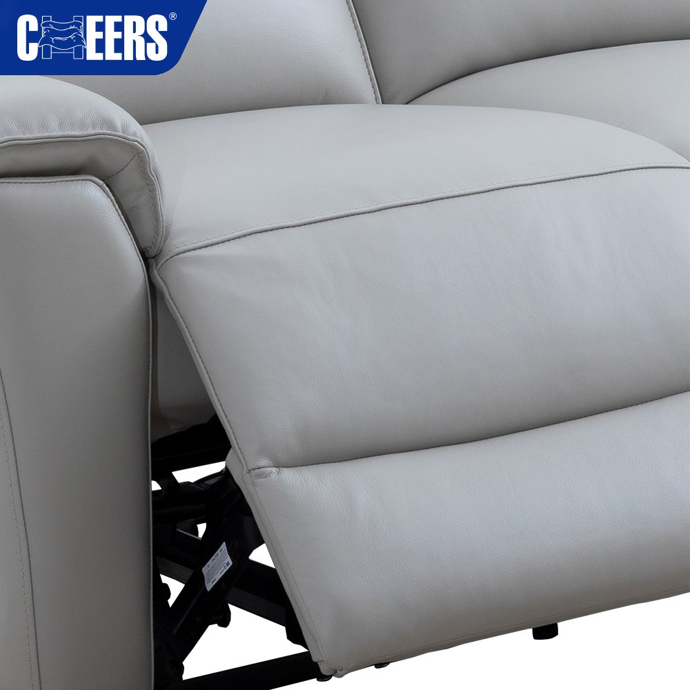 MANWAH CHEERS Modern 3+2+1 Classic Electric Home Recliner Sofa Set Furniture With Usb Charger
