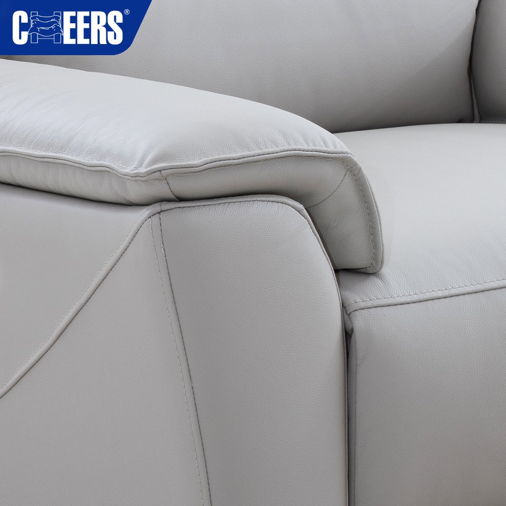 MANWAH CHEERS Modern 3+2+1 Classic Electric Home Recliner Sofa Set Furniture With Usb Charger