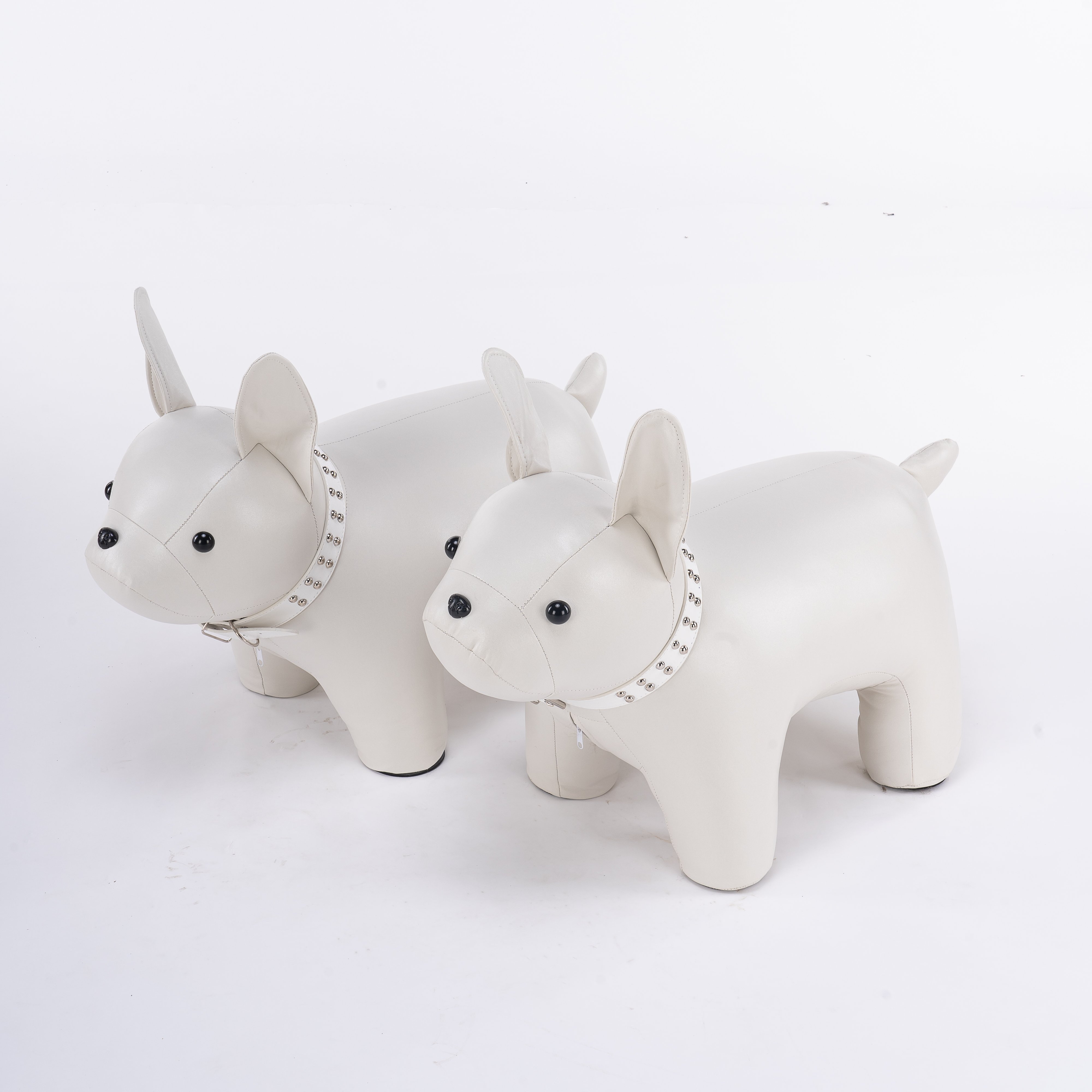 Chair kid hero dog high quality animal wooden stool white chair kids furniture