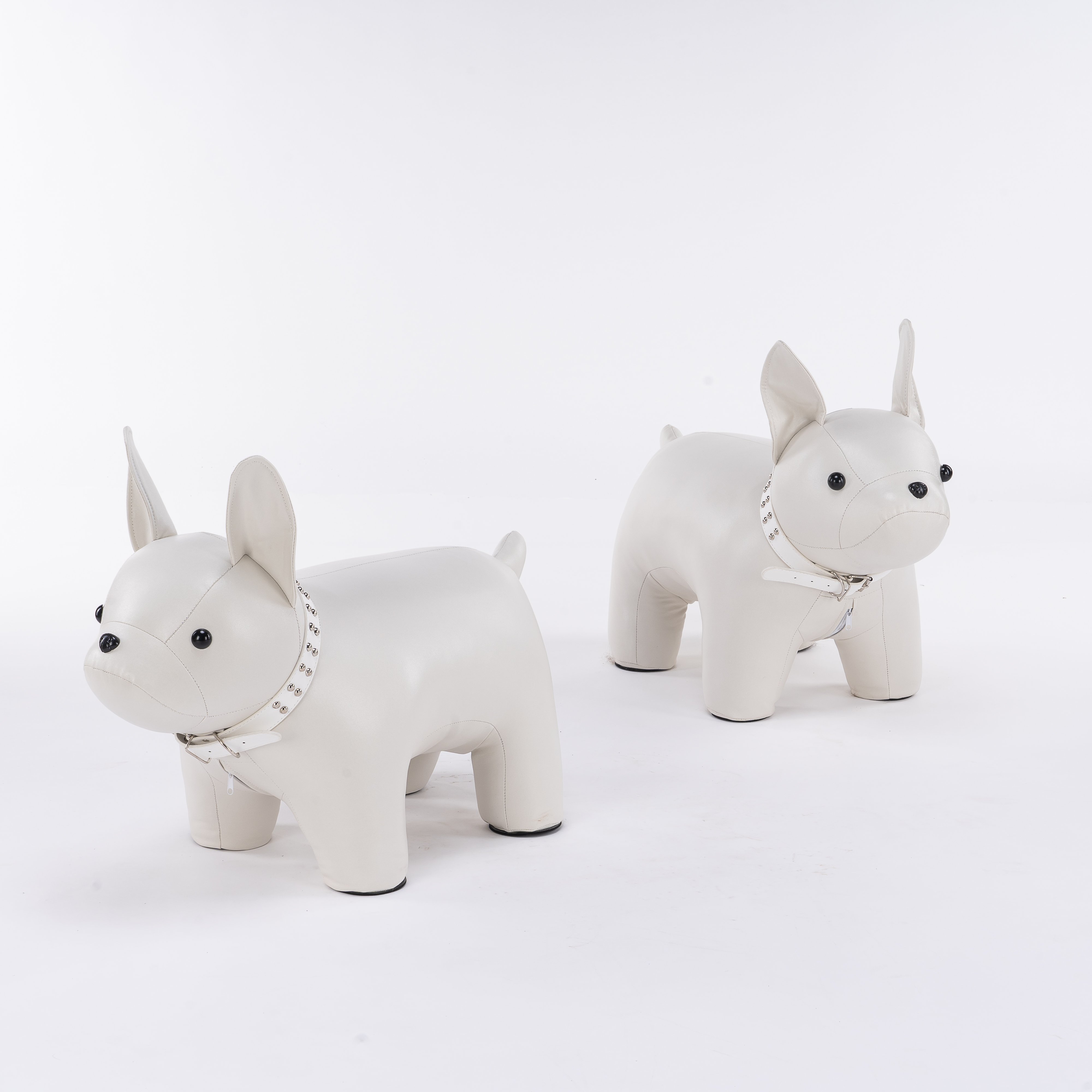 Chair kid hero dog high quality animal wooden stool white chair kids furniture