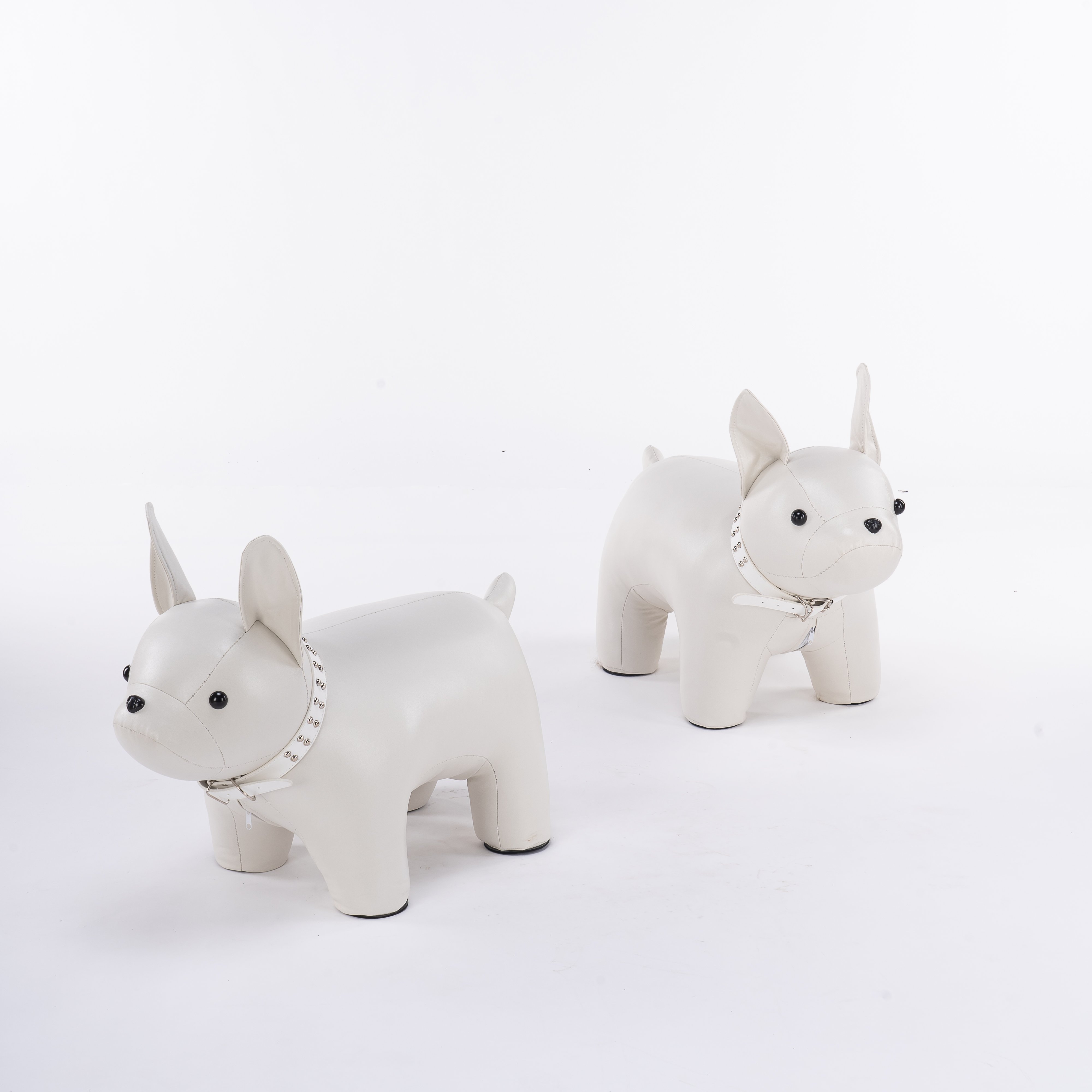 Chair kid hero dog high quality animal wooden stool white chair kids furniture