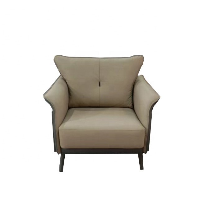 European style residential decoration sofas commercial interior office sofa 3 seat leather sofa