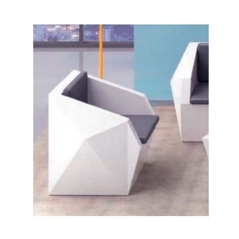Pure white modern modular office sofa minimalist office furniture with modern design
