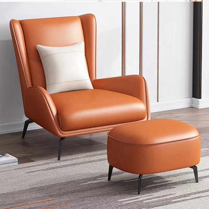 Armchair Chair Fabric Living Room Single Lounge Sofa Modern Designs Accent Leisure for Hotel Velvet Home Furniture Sofa Set T/T