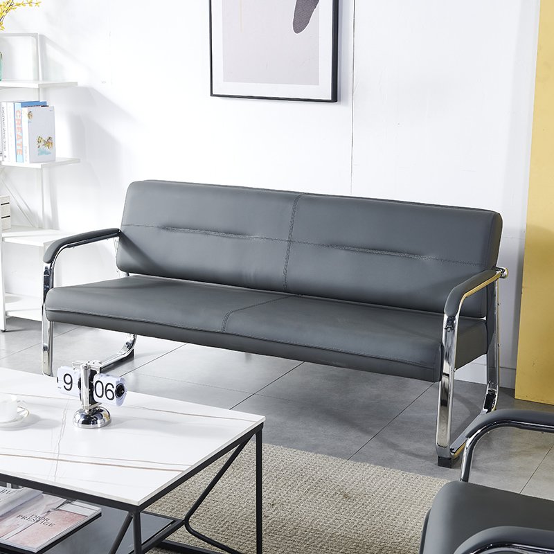 Factory Direct Low Price Office Sofa Waiting Room Sofa Chairs Leather Ergonomic Office Sofa Without Wheels
