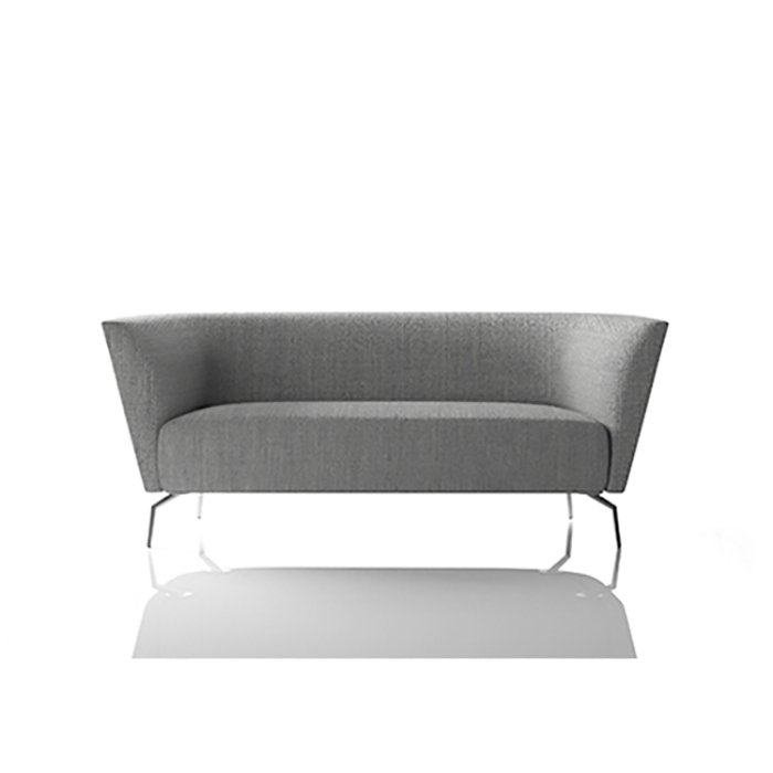 Orizeal privacy high back office sofa with screen office pod