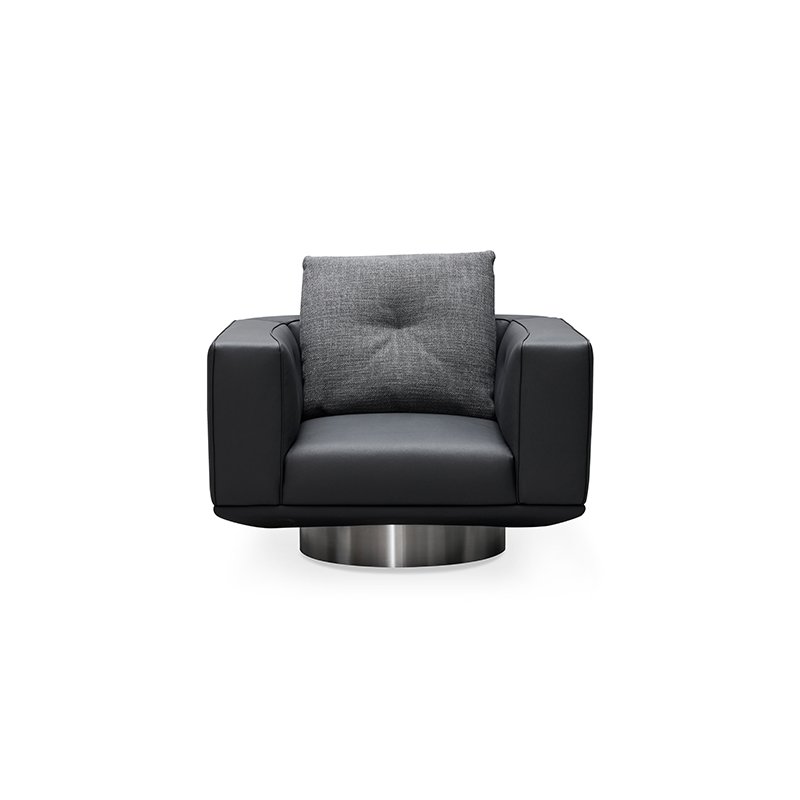 Italian Style Office Furniture Reception VIP Leather Office Sofa Set Moderne Canape Design
